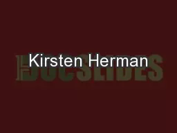 Kirsten Herman