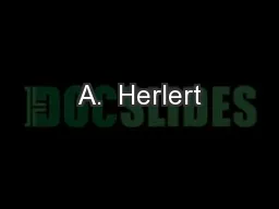 A.  Herlert