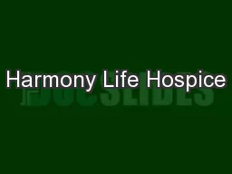Harmony Life Hospice