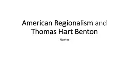 American Regionalism