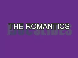 THE ROMANTICS