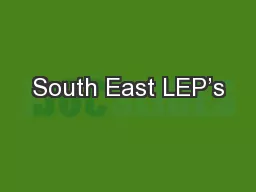 South East LEP’s
