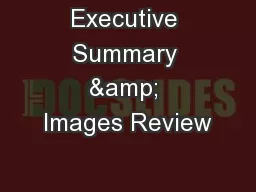 Executive Summary & Images Review