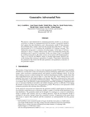 Generative Adversarial Nets Ian J