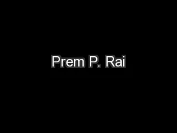 Prem P. Rai