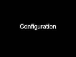 Configuration