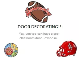 Yes, you too can have a cool classroom door…c’mon in…