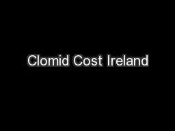 Clomid Cost Ireland