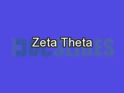 Zeta Theta