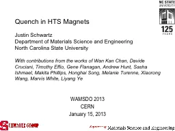 Quench in HTS Magnets