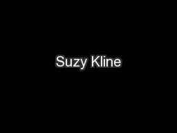Suzy Kline
