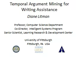 Temporal Argument Mining for Writing Assistance