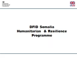DFID Somalia