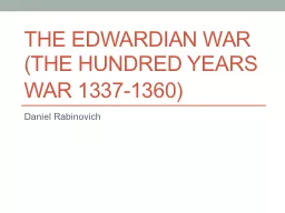 The Edwardian War (The Hundred