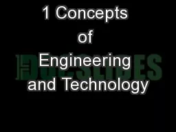 1 Concepts of Engineering and Technology