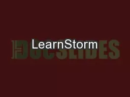 LearnStorm