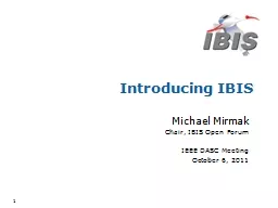 Introducing IBIS