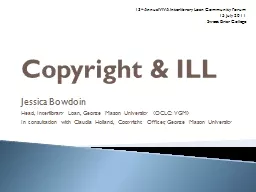 Copyright & ILL