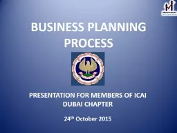 BUSINESS PLANNING PROCESS