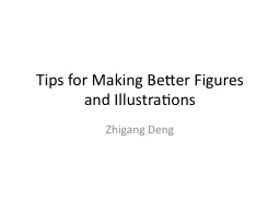 Tips for Making Better Figures and Illustrations