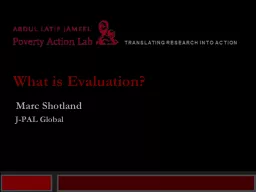 What is Evaluation?