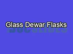 Glass Dewar Flasks