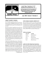 AERONAUT The Newsletter for the Association of Experim