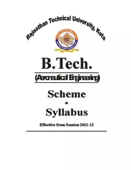 RTU Kota Scheme and Syllabus B