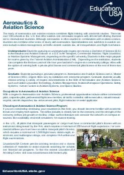 Aeronautics  Aviation Science The study of aeronautics