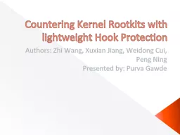 Countering Kernel