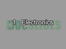 1   Electronics