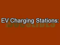 EV Charging Stations: