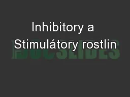 Inhibitory a Stimulátory rostlin