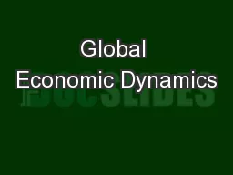 Global Economic Dynamics