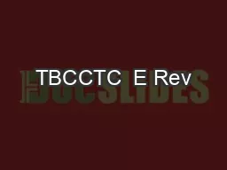 TBCCTC  E Rev