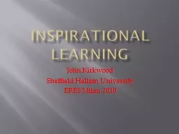 Inspirational Learning