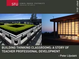 Building Thinking Classrooms: A Story of
