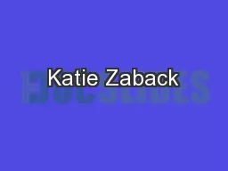 Katie Zaback