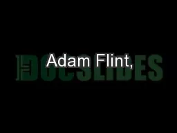 Adam Flint,