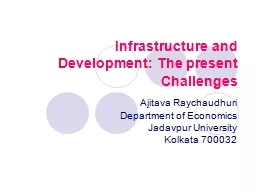 Infrastructure and Development: The present Challenges