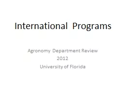 International Programs