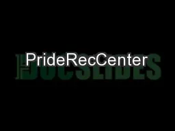 PrideRecCenter