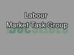 Labour Market Task Group