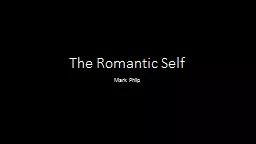 The Romantic Self