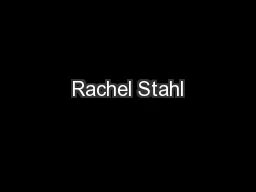 Rachel Stahl