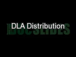 DLA Distribution