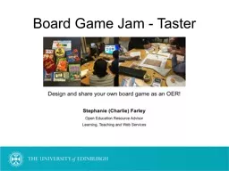Board Game Jam - Taster