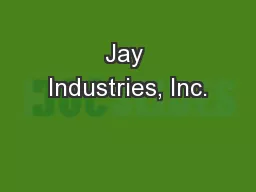 Jay Industries, Inc.
