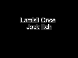 Lamisil Once Jock Itch