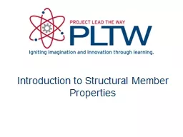 Introduction to Structural Member Properties